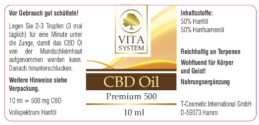 CBD Öl Premium 500*
