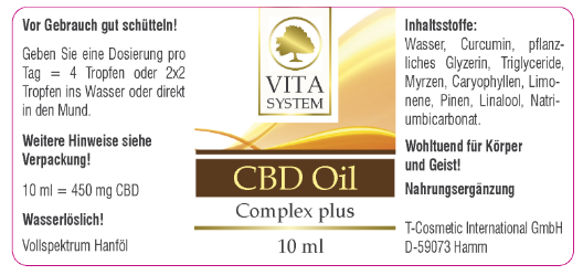 CBD Öl Complex plus wasserlöslich*